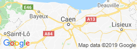 Caen map